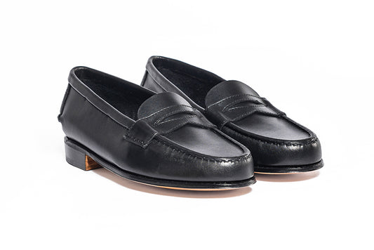 Mocasin clásico dama negro