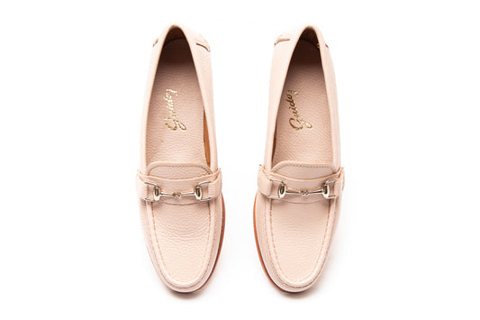 Mocasin con estribo cipria - 35