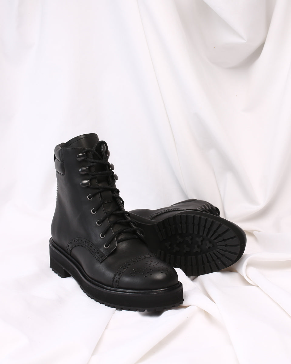 Boot Flor de Lis Black